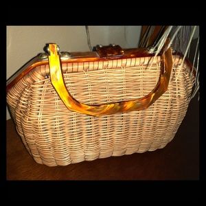 Gary Gail Dallas Vintage wood purse